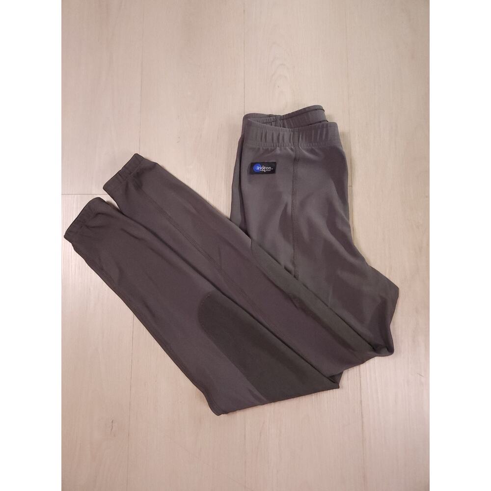 Irideon Riding Tights Breeches Brown Knee Patch Microfiber – Medium, Made In USA